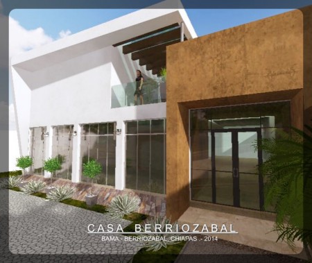 CASA HABITACION, BERRIOZABAL, CHIAPAS.-BAMA 2014